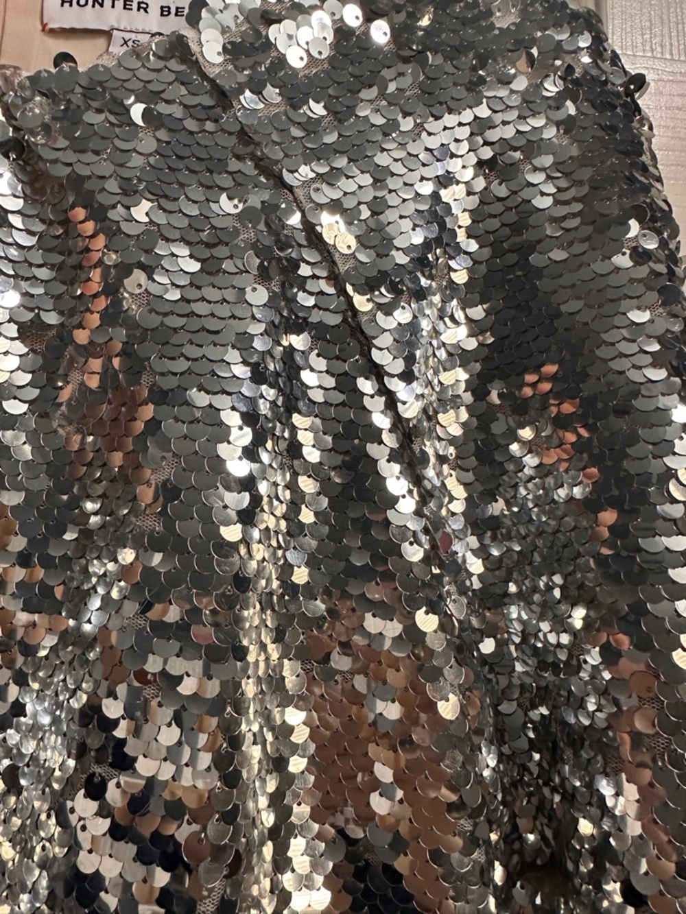 HUNTER BELL SILVER
SEQUINS LIBBY TOP - SIZE
SMALL - Picture 6 of 8